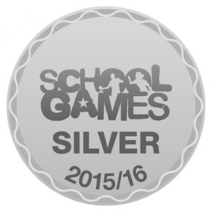 School Games silver medal 2015/16